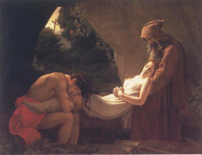 Anne-Louis Girodet-Trioson The Burial of Atala china oil painting image